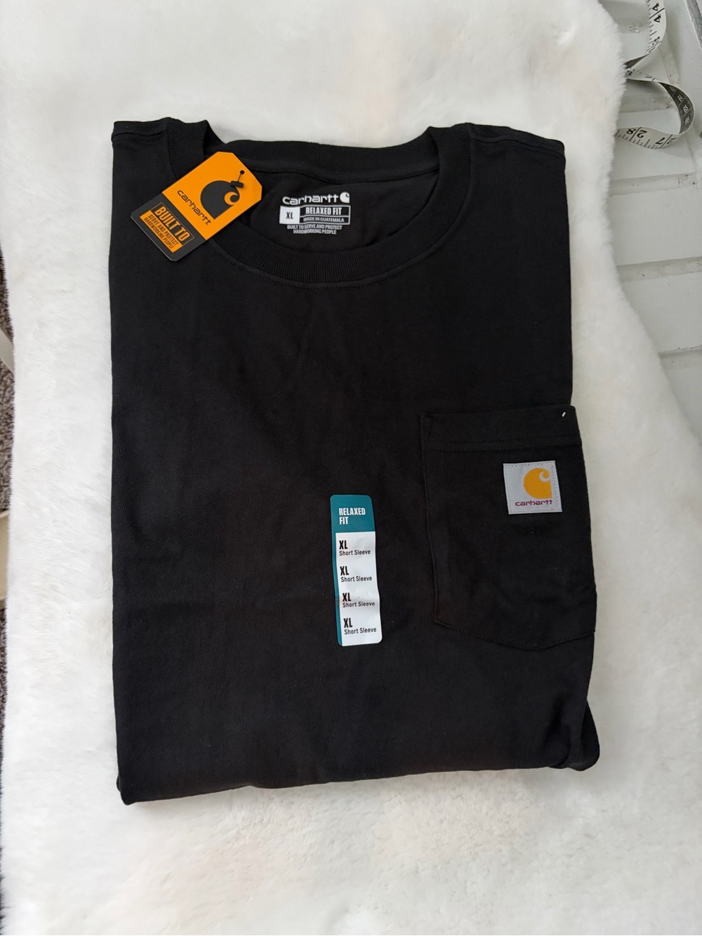 Carhartt Black Short Sleeve Pocket Tee